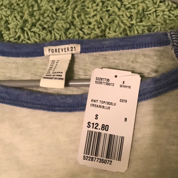 NWT Forever21 burnout baseball tee - Picture 3 of 4